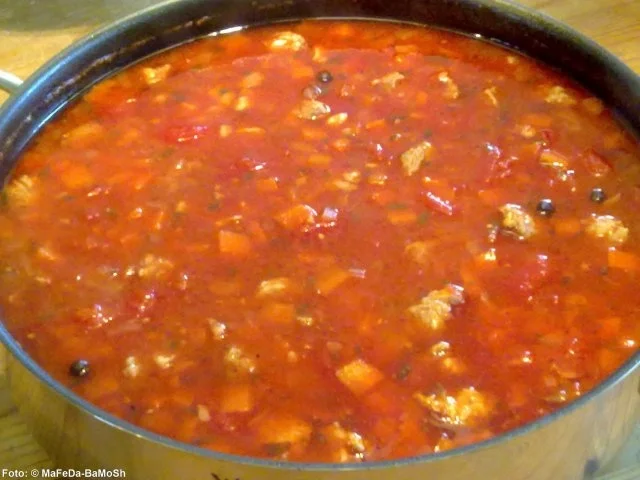 Rezept: Ofensuppe mit Feta Bild Nr. 2 Ofensuppe mit Feta - Rezept - Bild Nr. 2