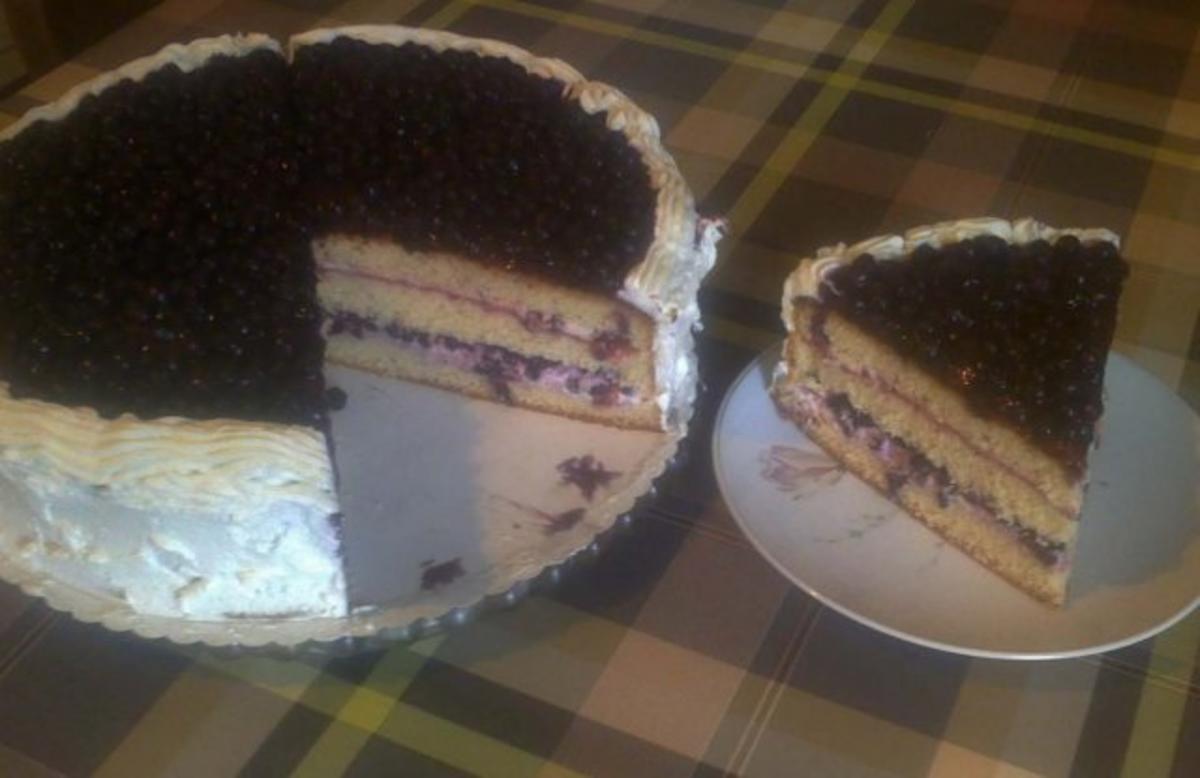 Heidelbeer-Sahne-Torte - Rezept - Bild Nr. 4