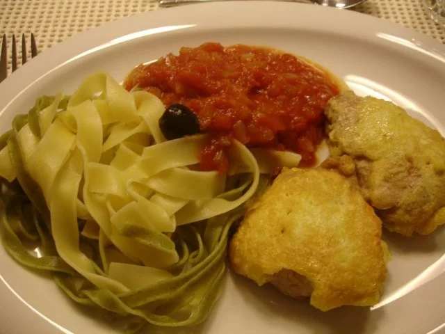 Piccata mit Bandnudeln - Rezept