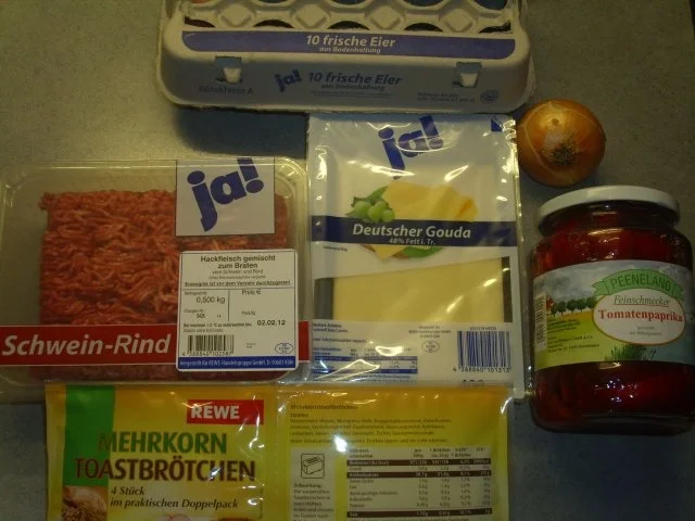 Rezept: Toastbrötchen mit Hackfleisch Bild Nr. 2 Toastbrötchen mit Hackfleisch - Rezept - Bild Nr. 2