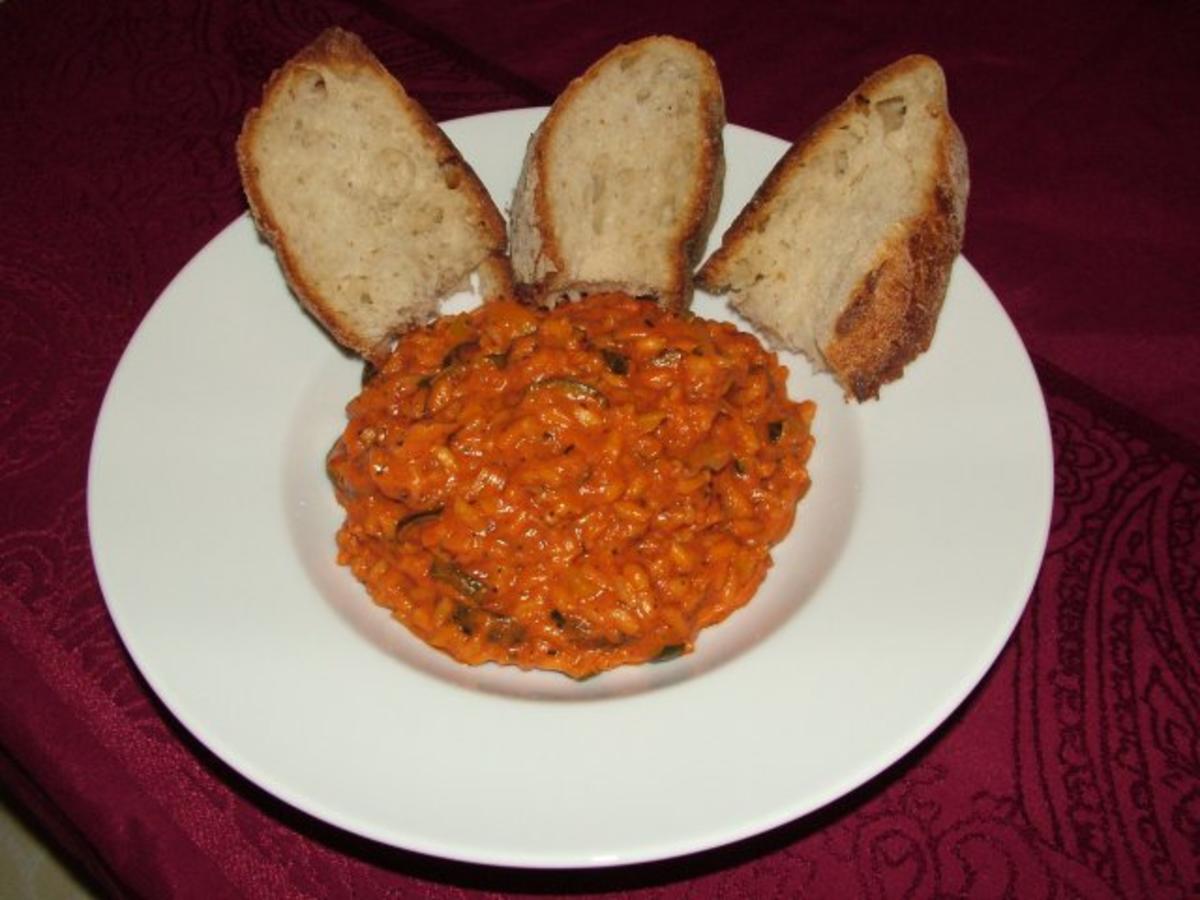 Gemüse Reis mit Zucchini und Paprika - Rezept - Bild Nr. 3