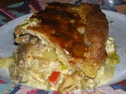 Auflauf unter der Blätterteighaube - Rezept