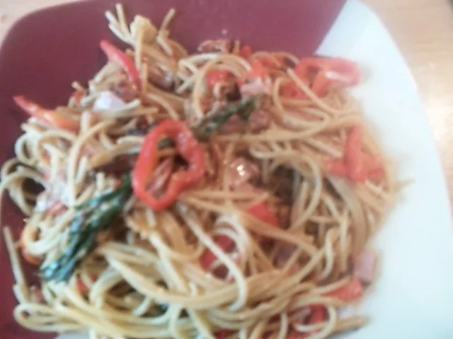 Meine Spaghettipfanne-extrascharf - Rezept