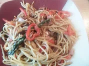 Meine Spaghettipfanne-extrascharf - Rezept