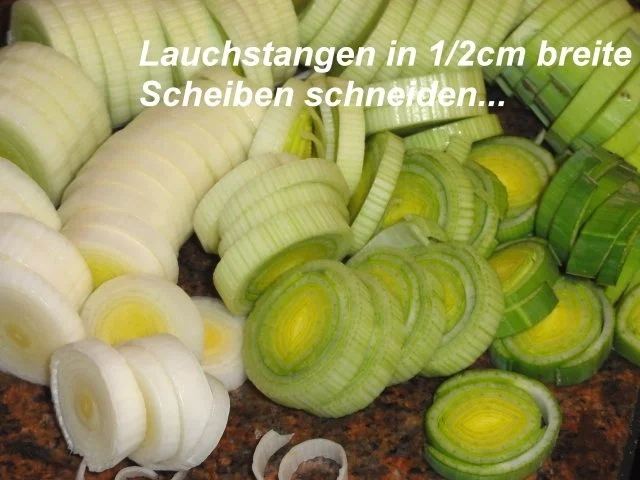 Gemüse:   feiner RAHM - LAUCH - Rezept - Bild Nr. 3