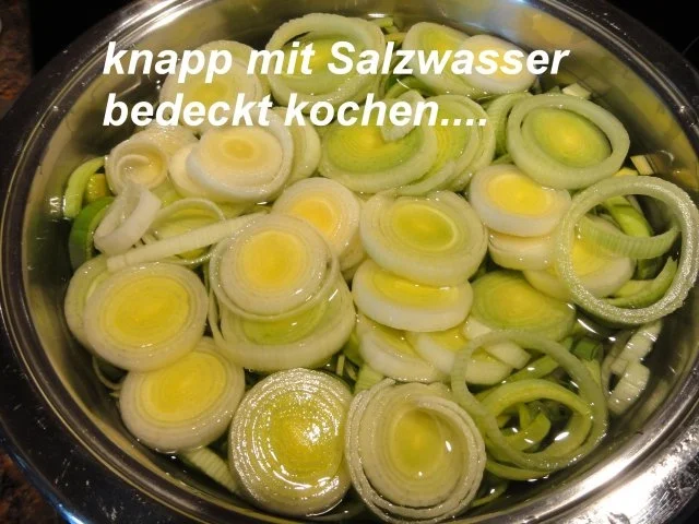 Gemüse:   feiner RAHM - LAUCH - Rezept - Bild Nr. 4