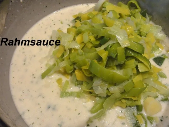 Gemüse:   feiner RAHM - LAUCH - Rezept - Bild Nr. 6