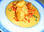 ✰ Knusprig frittiertes Hühnchen ✰ mit feuriger Kokos-Sauce - Rezept