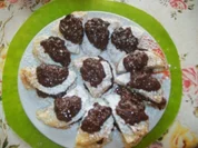 Rezept: Schnelle Blรคtterteig - Halbmonde- mit Paradiescremefรผllung Schnelle Blรคtterteig - Halbmonde- mit Paradiescremefรผllung - Rezept