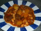 Eintopf mit Rind, Bohnen und Kartoffeln - Rezept