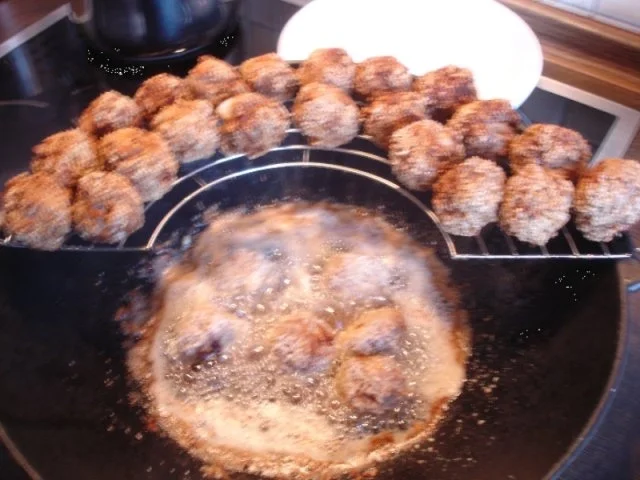 Fleischbällchen mit gemahlenen Mandeln und Gemüse süß-sauer - Rezept - Bild Nr. 13