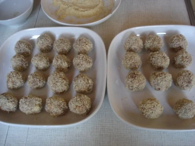 Fleischbällchen mit gemahlenen Mandeln und Gemüse süß-sauer - Rezept - Bild Nr. 10