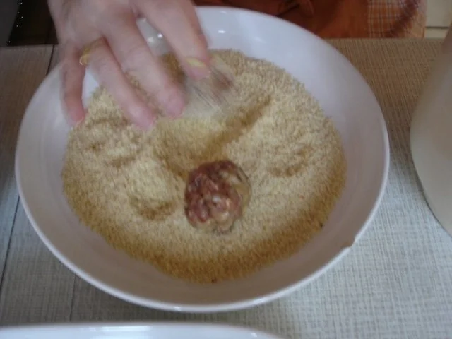 Fleischbällchen mit gemahlenen Mandeln und Gemüse süß-sauer - Rezept - Bild Nr. 8