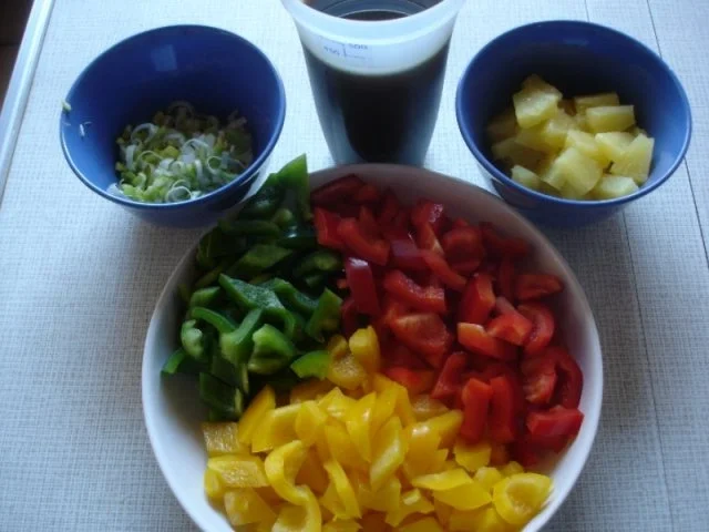 Fleischbällchen mit gemahlenen Mandeln und Gemüse süß-sauer - Rezept - Bild Nr. 20