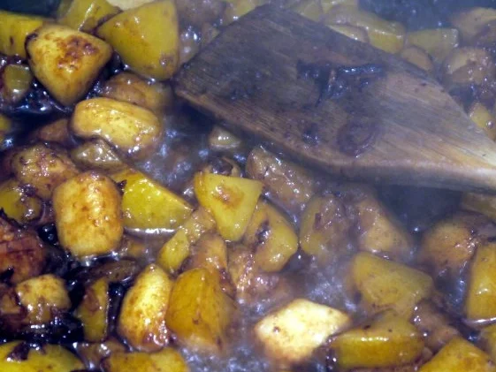 Scharfe Hähnchenbrust mit karamellisierter Mango - Rezept - Bild Nr. 9