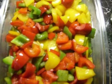 Schafskäsesalat mit Paprika - Rezept - Bild Nr. 3