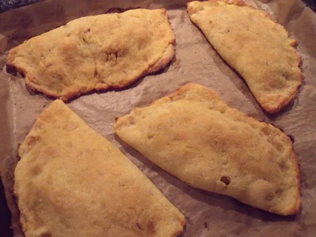 Bayerische Apfel-Maultaschen; Süßpeise mit Kartoffelteig - Rezept - Bild Nr. 2