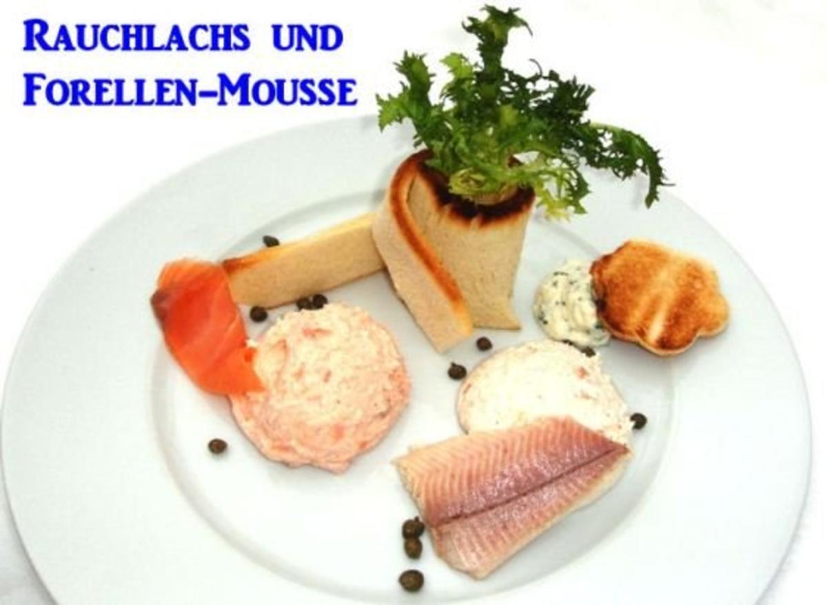 Rauchlachs und Forellen-Mousse - Rezept