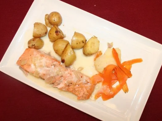 Salm in Riesling aus Johannisberg - Rezept