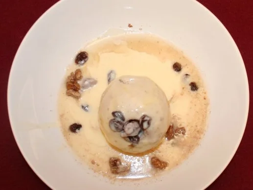 Rheingauer Weinäpfel mit Weincreme - Rezept