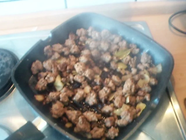 Rezept: Pfannengericht:Rosenkohl in Hackfleischsosse Bild Nr. 4 Pfannengericht:Rosenkohl in Hackfleischsosse - Rezept - Bild Nr. 4