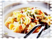 Linguini mit Knobi - Rezept