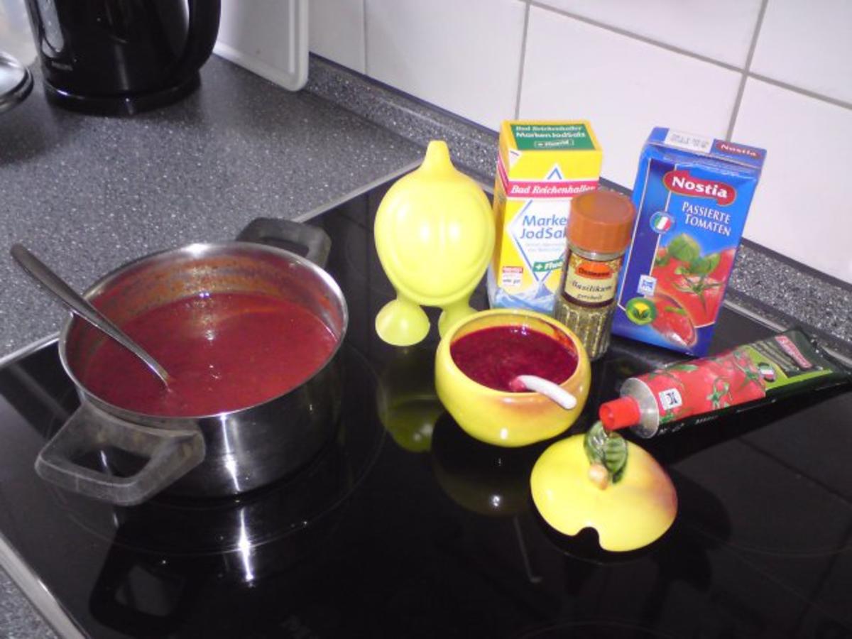 Tomaten - Himmbeersauce - Rezept - Bild Nr. 2