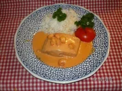 Rezept: Lachsfilet mit Flusskrebsen Lachsfilet mit Flusskrebsen - Rezept