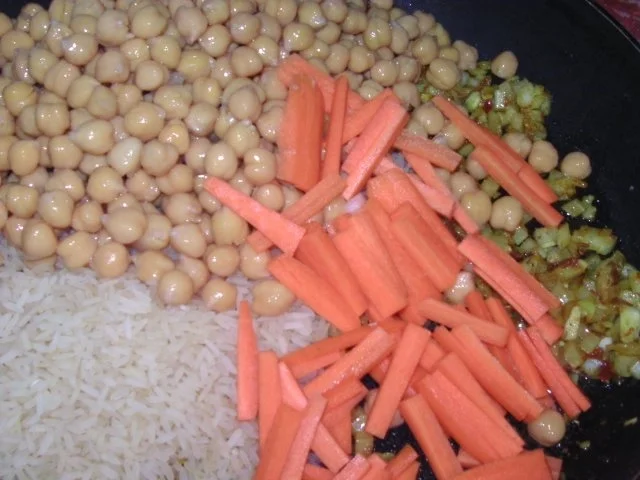 Reis mit Kichererbsen - Rezept - Bild Nr. 5