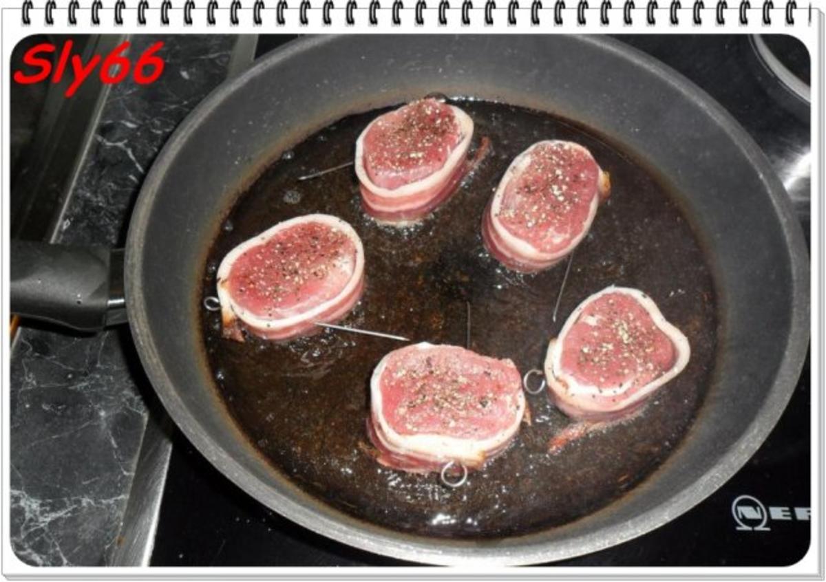 Fleischgerichte:Schweinemedaillons mit Speck Umwickelt - Rezept - Bild Nr. 6
