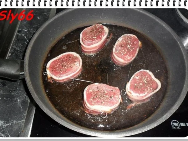 Fleischgerichte:Schweinemedaillons mit Speck Umwickelt - Rezept - Bild Nr. 6