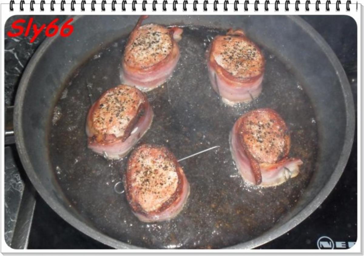 Fleischgerichte:Schweinemedaillons mit Speck Umwickelt - Rezept - Bild Nr. 7