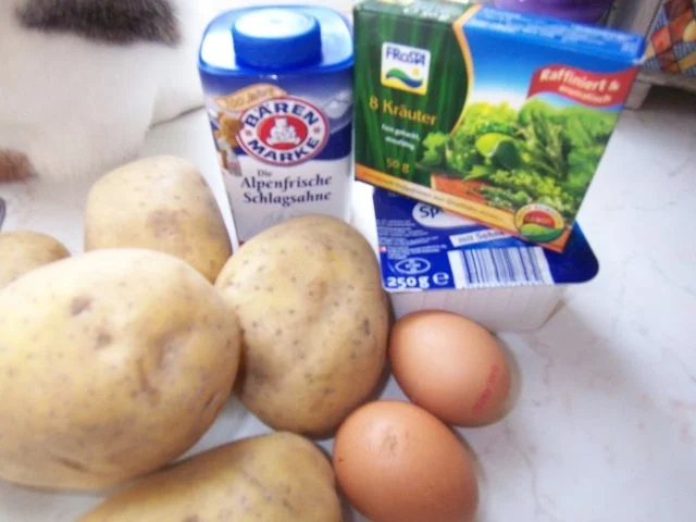 Rezept: Marinierte Putenbrust mit buntem Salat und Dicken Dingern Bild Nr. 5 Marinierte Putenbrust mit buntem Salat und Dicken Dingern - Rezept - Bild Nr. 5