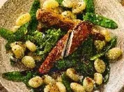 Miesmuschelsüppchen, Teriyaki-Kaninchen, Mangocreme - Rezept