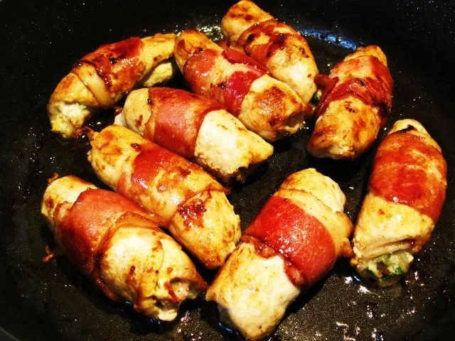 Rezept: Schweine-Röllchen aus meiner Versuchsküche ... Bild Nr. 8 Schweine-Röllchen aus meiner Versuchsküche ... - Rezept - Bild Nr. 8