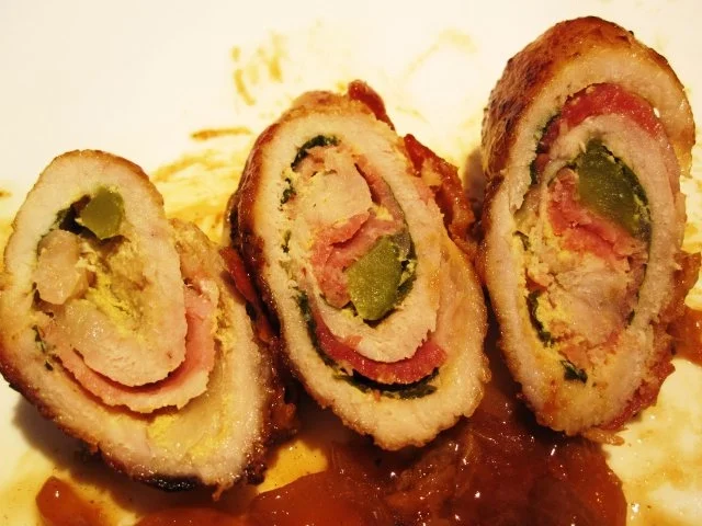 Rezept: Schweine-Röllchen aus meiner Versuchsküche ... Bild Nr. 2 Schweine-Röllchen aus meiner Versuchsküche ... - Rezept - Bild Nr. 2