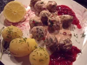 Schwedische Fleischbällchen / Köttbullar - Rezept