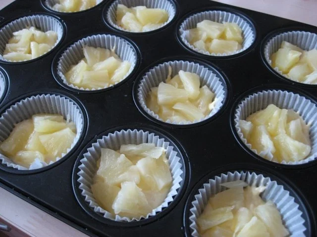 Rezept: Ananas-Muffins Bild Nr. 2 Ananas-Muffins - Rezept - Bild Nr. 2