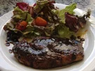 Steak mit scharfer Orangen-Soja-Sauce - Rezept
