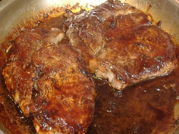 Rezept: Steak mit scharfer Orangen-Soja-Sauce Bild Nr. 4 Steak mit scharfer Orangen-Soja-Sauce - Rezept - Bild Nr. 4