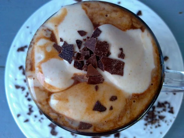 Rezept: Jagertee - Lumumba mit Kokossahne Jagertee - Lumumba mit Kokossahne - Rezept