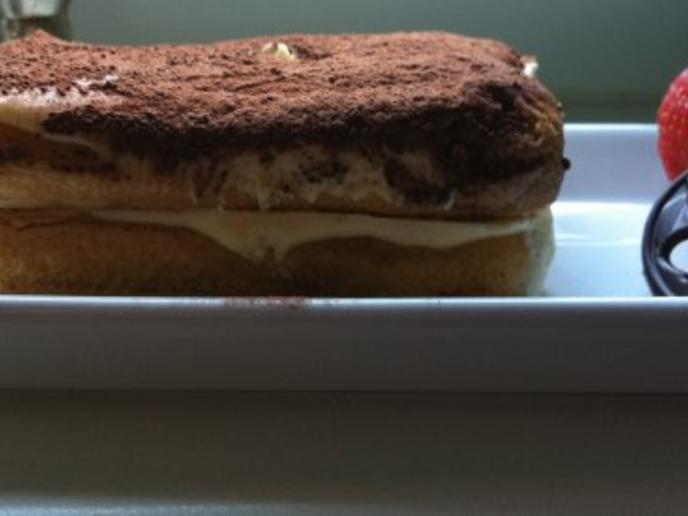 Tiramisu mit Amaretto leicht selbstgemacht - einfach - 233 kcal/100g