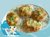 Gemüsezwiebel mit Mettfüllung - Rezept