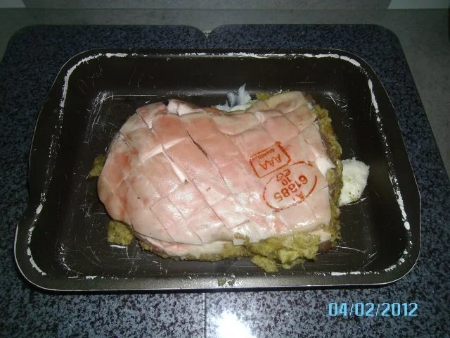 Schweinebraten mit Semmelknödeln und Sauerkraut - Rezept - Bild Nr. 6