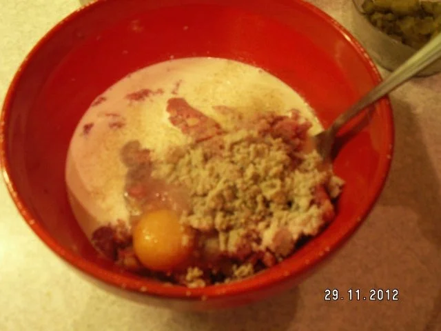 Hack/Kartoffel-Roulade m. Salzgurken - Rezept - Bild Nr. 3