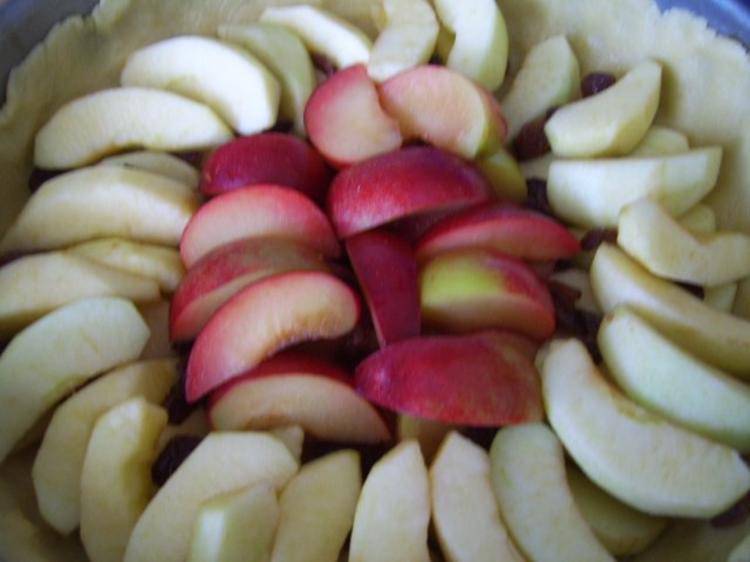 Apfel-Pflaumenkuchen mit Streuseln - Rezept - kochbar.de