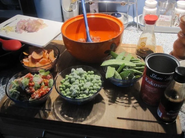 Scharfes Putengeschnetzeltes auf "Thailändische Art" - Rezept - Bild Nr. 2