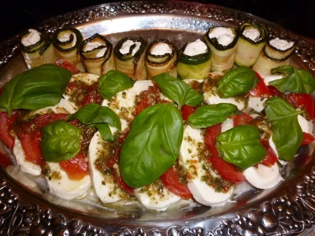 Zucchiniröllchen - Rezept