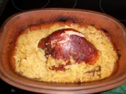 Kasseler mit Sauerkraut im Römertopf- Fettfrei - Rezept
