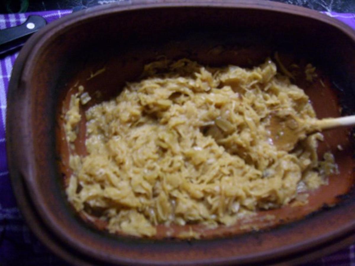 Kasseler mit Sauerkraut im Römertopf- Fettfrei - Rezept - Bild Nr. 7